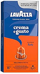 10 קפסולות אלומניום lavazza Crema e Gusto forte חוזק 13 10 קפסולות אלומניום lavazza Crema e Gusto forte חוזק 13