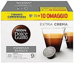 80 קפסולות דולצה גוסטו מקורי Nescafe Dolce Gusto Espresso BARISTA חוזק 9 80 קפסולות דולצה גוסטו מקורי Nescafe Dolce Gusto Espresso BARISTA חוזק 9