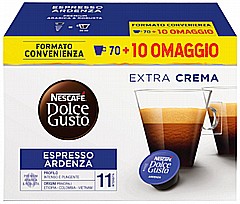 80 קפסולות דולצה גוסטו מקורי Nescafe Dolce Gusto Espresso ARDENZA חוזק 11 80 קפסולות דולצה גוסטו מקורי Nescafe Dolce Gusto Espresso ARDENZA חוזק 11