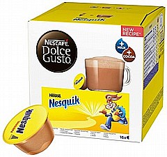 16 קפסולות מקורי דולצה גוסטו Dolce Gusto Nescafe Nesquik 16 קפסולות מקורי דולצה גוסטו Dolce Gusto Nescafe Nesquik