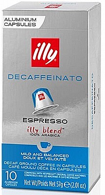10 ������� ���� ���� ������ �������� illy espresso Decaffeinato 100% arabica