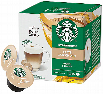 12 ������� ����� ����� ����� Dolce Gusto Starbucks Latte Macchiato