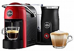 מכונת קפה עם מקציף חלב Lavazza A Modo Mio Jolie And Milk - צבע אדום מכונת קפה עם מקציף חלב Lavazza A Modo Mio Jolie And Milk - צבע אדום