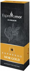 10 קפסולות אלומניום תואם נספרסו espressomor Mor GOLD חוזק 10 10 קפסולות אלומניום תואם נספרסו espressomor Mor GOLD חוזק 10