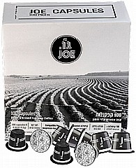 100 קפסולות תערובת ג'ו cafe joe 100 קפסולות תערובת ג'ו cafe joe