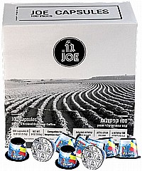 100 קפסולות תערובת ג'ו cafe joe COLOMBIA חוזק 9 100 קפסולות תערובת ג'ו cafe joe COLOMBIA חוזק 9