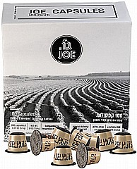 100 קפסולות תערובת ג'ו אגוזים cafe joe HAZWLNUT חוזק 8 100 קפסולות תערובת ג'ו אגוזים cafe joe HAZWLNUT חוזק 8