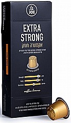 10 קפסולות אלומניום cafe joe Extra Strong חוזק 11 10 קפסולות אלומניום cafe joe Extra Strong חוזק 11