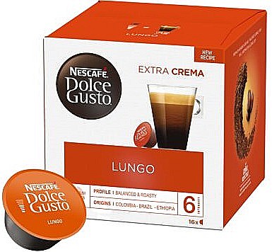 16 ������� ����� ����� ����� Dolce Gusto Nescafé Lungo ���� 6