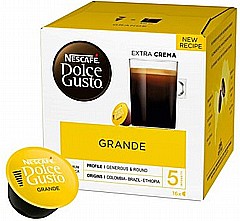 16 קפסולות מקורי דולצה גוסטו Dolce Gusto Nescafé Grande חוזק 5 16 קפסולות מקורי דולצה גוסטו Dolce Gusto Nescafé Grande חוזק 5