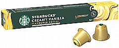 10 קפסולות קפה Starbucks אלומיניום תואמות נספרסו וניל קלייה בהירה 10 קפסולות קפה Starbucks אלומיניום תואמות נספרסו וניל קלייה בהירה