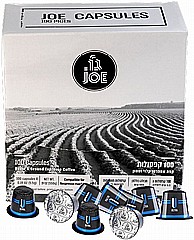 100 קפסולות תערובת ג'ו cafe joe NAPOLI BLEND חוזק 13 100 קפסולות תערובת ג'ו cafe joe NAPOLI BLEND חוזק 13