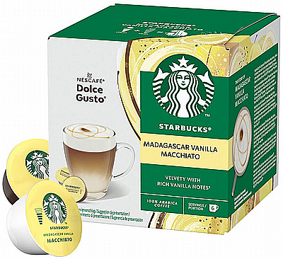 12 ������� ����� ����� ����� Dolce Gusto Starbucks Vanilla Macchiato Madagascar