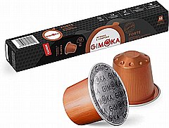 10 קפסולות אלומניום תואמות נספרסו gimoka italy FORTE PREMIUM חוזק 12 10 קפסולות אלומניום תואמות נספרסו gimoka italy FORTE PREMIUM חוזק 12