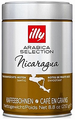 250 גרם פולי קפה illy MonoArabica Nicaragua 100% arabica