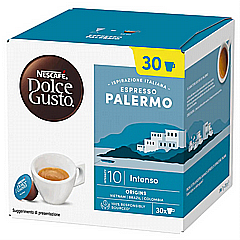 30 קפסולות מקורי דולצה גוסטו Dolce Gusto Nescafe espresso palermo חוזק 10 30 קפסולות מקורי דולצה גוסטו Dolce Gusto Nescafe espresso palermo חוזק 10