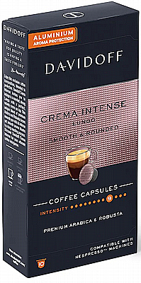 10 ��������� ������ ������ DAVIDOFF Crema CREMA INTENSE  ���� 9/12