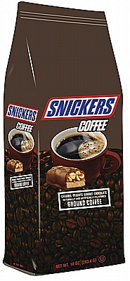 ��� ���� ���� Snickers Caramel Peanut Nougat & Chocolate Flavored Ground Coffee 10oz/283.4g (Medium Roast)