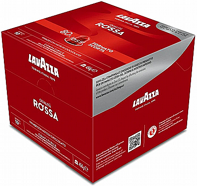 ����� ������ �� 80 ������� �������� ���� ������ lavazza Qualita Rossa ���� 10 JUMBO