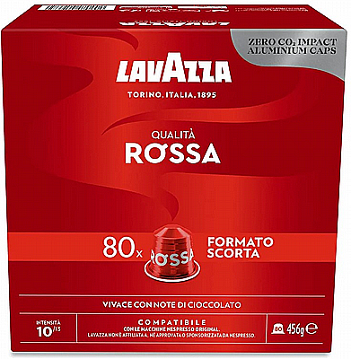 ����� ������ �� 80 ������� �������� ���� ������ lavazza Qualita Rossa ���� 10 JUMBO