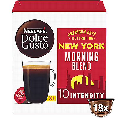 18 ������� ����� ����� ����� Dolce Gusto Nescafe New York Morning Blend Grande ���� 10