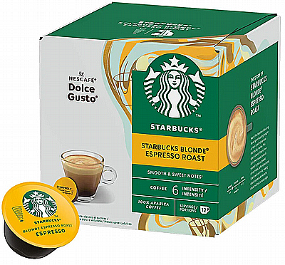 12 ������� ����� ����� ����� Dolce Gusto Starbucks Blonde Espresso Roast ���� 6