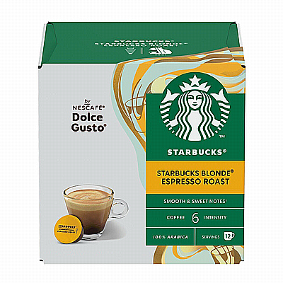 12 ������� ����� ����� ����� Dolce Gusto Starbucks Blonde Espresso Roast ���� 6