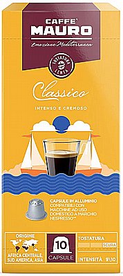 10 ������� ���������  ������ ������ ���� 9 Caffe Mauro Classico