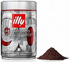 250 גרם קפה טחון Illy Classico 90 years edition limited edition Ground Coffee 250 גרם קפה טחון Illy Classico 90 years edition limited edition Ground Coffee