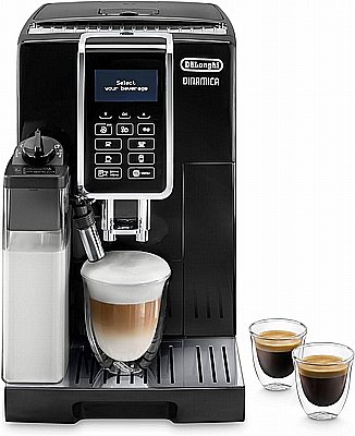 מכונת קפה DINAMICA ECAM 350.55.B דלונגי Delonghi כולל 2 קילו קפה מתנה