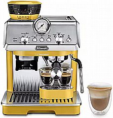 מכונת אספרסו Delonghi La Specialista Arte EC9155.YE דה לונגי צבע צהוב כסוף מכונת אספרסו Delonghi La Specialista Arte EC9155.YE דה לונגי צבע צהוב כסוף