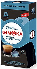 10 קפסולות אלומניום תואמות נספרסו gimoka italy Decaffeinato נטול חוזק 7 10 קפסולות אלומניום תואמות נספרסו gimoka italy Decaffeinato נטול חוזק 7