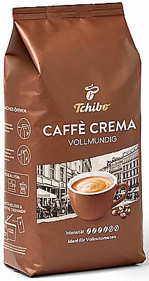 1 פולי קפה Tchibo Caffè Crema Vollmundig חוזק 4/6