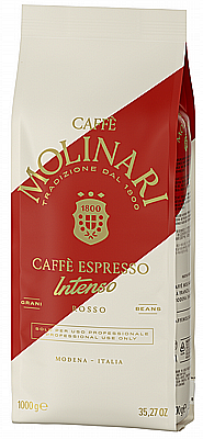 1 �"� ���� ��� Coffee Molinari Caffe Espresso Intenso Rosso
