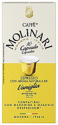 10 ������� ���� ������ Caffe Molinari Espresso Vaniglia ���� 9/10