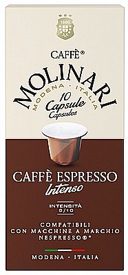 10 ������� ���� ������ Caffe Molinari Caffe Espresso Intenso ���� 8/10