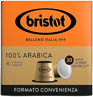 30 ������� �������� ���� ������ Bristot 100% arabica ���� 6