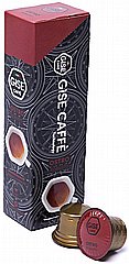 10 קפסולות תואם קפיטאלי תוצרת איטליה GISE CAFFE Ostro חוזק 10/10 10 קפסולות תואם קפיטאלי תוצרת איטליה GISE CAFFE Ostro חוזק 10/10