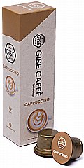 10 קפסולות תואם קפיטאלי תוצרת איטליה GISE CAFFE Cappuccino 10 קפסולות תואם קפיטאלי תוצרת איטליה GISE CAFFE Cappuccino