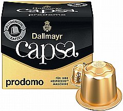 10 קפסולות אלומיניום תואמות נספרסו Dallmayr Capsa Prodomo חוזק 6 10 קפסולות אלומיניום תואמות נספרסו Dallmayr Capsa Prodomo חוזק 6