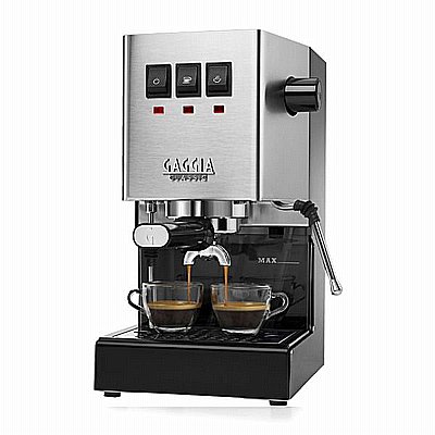 מכונת קפה ידנית צבע כסוף GAGGIA CLASSIC E24 תוצרת איטליה יבוארן רשמי