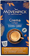 10 קפסולות אלומיניום תואמות נספרסו – Movenpick Crema Lungo – חוזק 7 מתוך 10 10 קפסולות אלומיניום תואמות נספרסו – Movenpick Crema Lungo – חוזק 7 מתוך 10