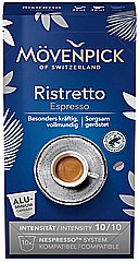 10 קפסולות אלומיניום תואמות נספרסו – Mövenpick Ristretto Espresso – חוזק 10 מתוך 10 10 קפסולות אלומיניום תואמות נספרסו – Mövenpick Ristretto Espresso – חוזק 10 מתוך 10