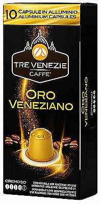 10 ������� ��������� ���� ������ Tre Venezie Caffe Oro Veneziano ���� 4/5