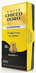 10 קפסולות אלומיניום תואם נספרסו Caffè Chicco dOro Caffe Tradition 100% Arabica חוזק 8 10 קפסולות אלומיניום תואם נספרסו Caffè Chicco dOro Caffe Tradition 100% Arabica חוזק 8