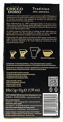 10 ������� ��������� ���� ������ Caffè Chicco dOro Caffe Tradition 100% Arabica  ���� 8