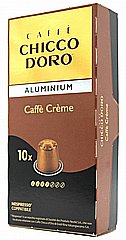 10 קפסולות אלומיניום תואם נספרסו Caffè Chicco dOro Caffè Crème חוזק 9 10 קפסולות אלומיניום תואם נספרסו Caffè Chicco dOro Caffè Crème חוזק 9