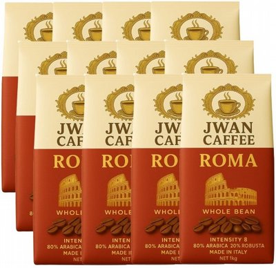 12 �"� ���� ��� Jwan Caffee Roma 80% arabica ���� 8