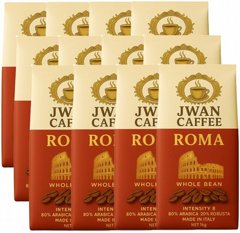 12 ק"ג פולי קפה Jwan Caffee Roma 80% arabica חוזק 8 12 ק"ג פולי קפה Jwan Caffee Roma 80% arabica חוזק 8