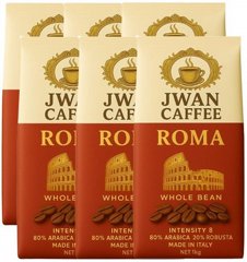 6 ק"ג פולי קפה Jwan Caffee Roma 80% arabica חוזק 8 6 ק"ג פולי קפה Jwan Caffee Roma 80% arabica חוזק 8